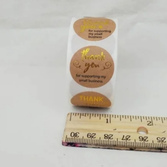 500 Pieces Roll Thank You Sealing Sticker - Picture 5 of 6
